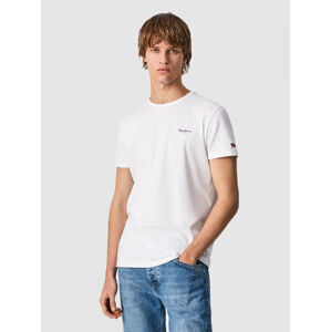 Pepe Jeans pánské bílé tričko Basic